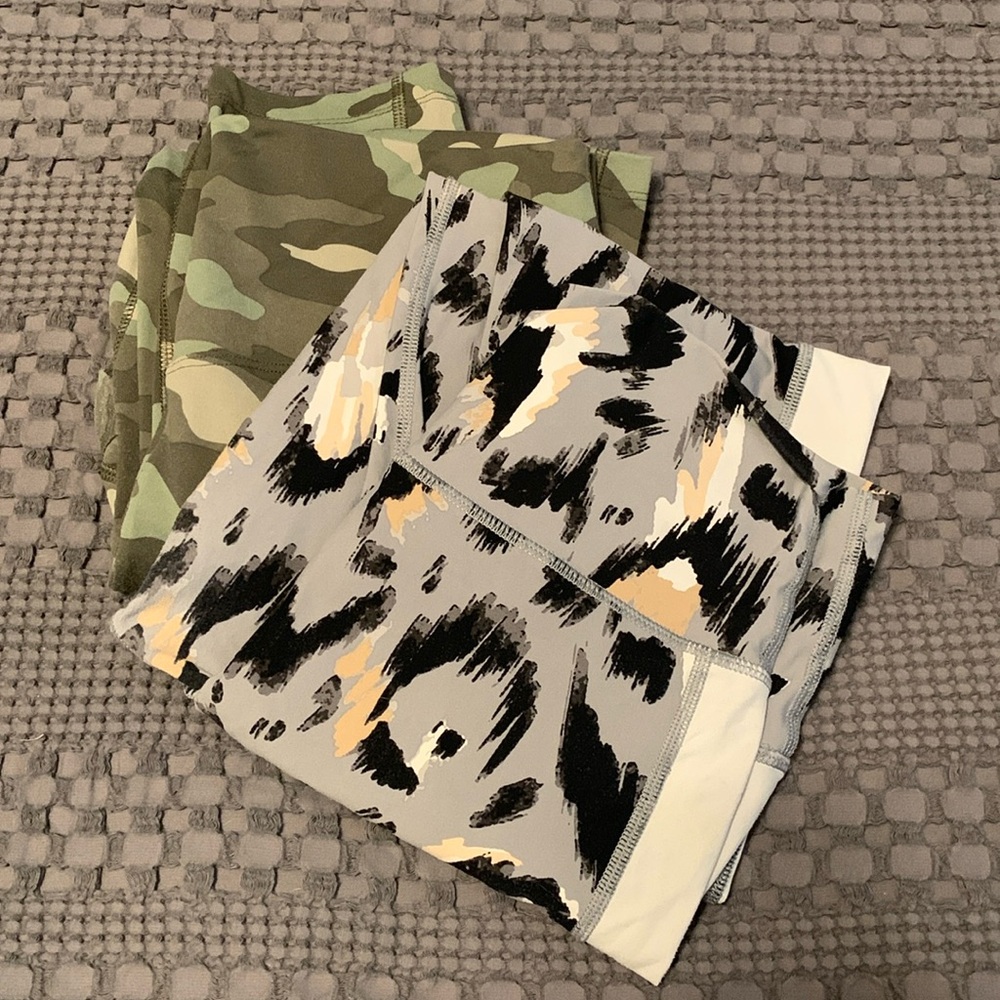 Pattern Legging Bundle (Aerie and PINK)